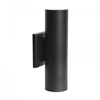 621144R1 - 2 20W, Led BLK Large Up and Down Sconce 120/277V - Nuvo Lighting