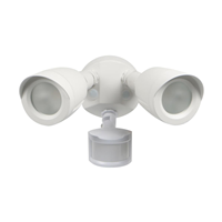 65717 - Led Double Head Security Light W/Sensor 40K White - Satco