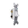 663WG - SW 3W Ac 15A 120V GRD Terminals WH - Legrand-Pass & Seymour