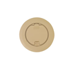 68RCSTBGE - Beige Round Recessed Floor Box - Steel City