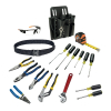 80118 - 18PC Journeyman Tool Set W/Tool Belt/Leather Pouch - Klein Tools