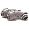 8420 - 3/4" N/M LT 90D Conn Gy - Superflex LTD.