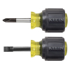 85071 - Screwdriver Set, Stubby Slotted and Phillips, 2PC - Klein Tools