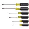 85074 - Screwdriver Set, Slotted and Phillips, 6PC - Klein Tools