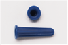 8579J - 10-12 X 1 Conical Plastic Anchor Blue - Peco Fasteners