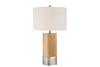 86246 - Hard Wood & Brushed Nickel Table Lamp - Craftmade