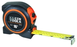 91625RE - 25'X1" Power Return Magnetic Tip Steel Tape Measur - Klein Tools