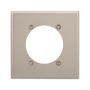 93223 - Wallplate 2G SGL Recp 2.4688"Hole STD SS - Eaton