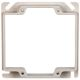 9346 - 2G 4" SQ Plaster Ring - Allied Moulded