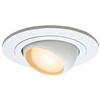998P - 4" Trim Eyeball R16, PAR16 Lamp White Trim With WH - Halo