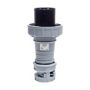 AH460P5W - Plug Pin & Sleeve 60A 600V 3PH 3P4W WT BK - Eaton