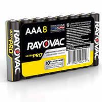 ALAAA8J - Ultra Pro Alkaline Shrink-Wrapped AAA 8-Pack - Rayovac Corporation
