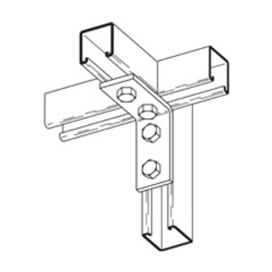 B104ZN - BLTD 3-1/2X4-1/8 4H, 90D ZN PLT Corner Angle - Eaton