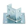 B281ZN - BLTD 6X6, 3-1/2 Angle SPRT ZN PLT Post Base - Eaton