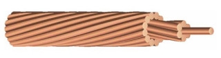 BARE40ST500 - Bare Cu 4/0 STR 500 - Copper
