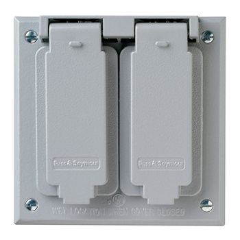 CA2GS - WP 2G 2TOGGLE Cover W/ Switches - Legrand-Pass & Seymour