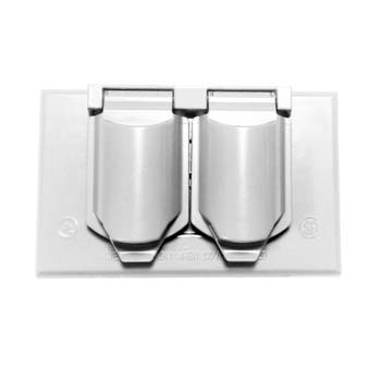 CA8WH - WP 1G Horiz Duplex Cover White - Legrand-Pass & Seymour