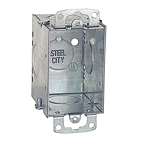 CW3425 - 2-3/4D G Switch Box W/Ers&3/4 Ko - Steel City