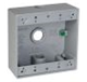 DB350S - (3) 1/2 Hole Gry 2G Box - Hubbell--Raco
