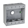DB750S - 2G WP Gray Box - Seven 1/2" Holes - 30 Cu In - Hubbell--Raco