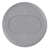 E97DSS - Plastic Duplex RCPT Slate - Carlon