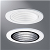 ERT401 - 4" White Trim Ring W/Black Baffle - Cooper Lighting Solutions