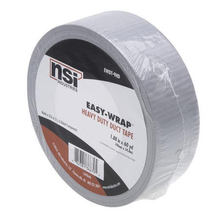 EWDT9HD - Easy Wrap Heavy Duty Duct Tape 2IN X 9MIL X 60yd - Nsi