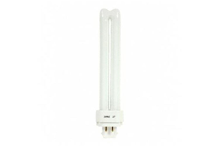 F18DBX841EC04P - 18W Plug In CFL Double Biax G24Q-2 Base 4100K - Ge Traditional Lamps