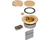 FLBC4560DMB - Brass Round Recessed Floor Box CVR Kit - Arlington