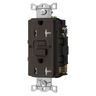 GFTWRST20 - 20A Comm Self Test TRWR GFR Brown - Hubbell Wiring Devices