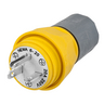 HBL14W48 - Plug, W/Tight, 6-20P, 20A, 250V, Yl - Wiring Device-Kellems