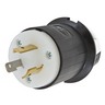 HBL2311 - LKG Plug, 20A 125V, L5-20P, B/W - Hubbell Wiring Devices