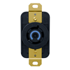 HBL2420ST - Locking Recp 20A 3P 250V L15-20R BK SP T - Wiring Device-Kellems