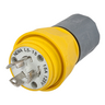 HBL24W47A - Plug, W/Tight, L5-15P, 15A, 125V - Wiring Device-Kellems