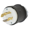 HBL2711 - LKG Plug, 30A 125/250V, L14-30P, B/W - Hubbell Wiring Devices