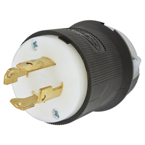 HBL2731 - LKG Plug, 30A 3P 480V, L16-30P, B/W - Wiring Device-Kellems