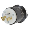 HBL9965C - LKG Plug, 3P3W, 20A 125/250V, B/W - Wiring Device-Kellems