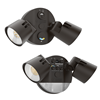HGXLED2RH40K120W - Led 2 Head Security LT 40K 2750L W/ Motn Sens WHT - Lithonia Lighting