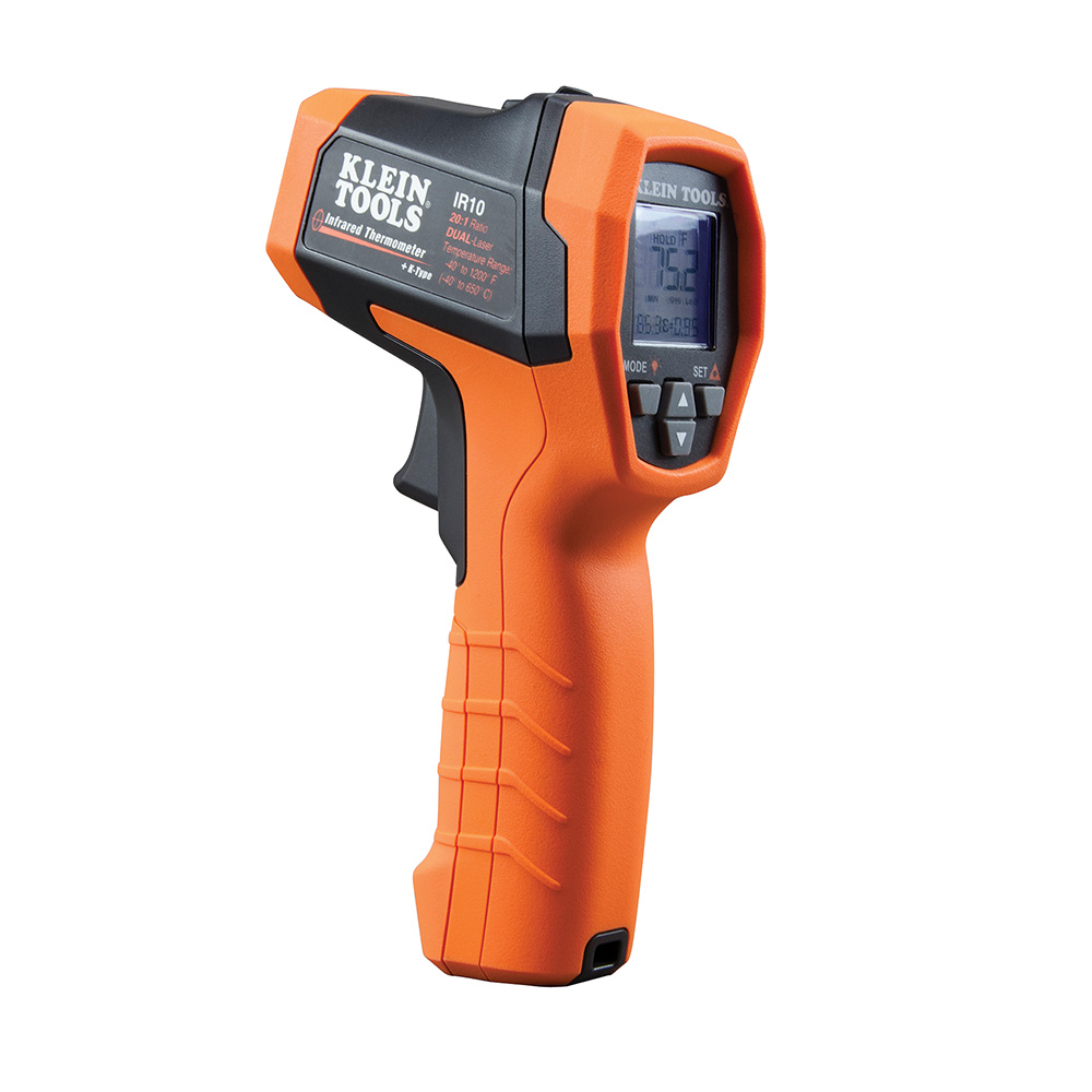 IR10 - Dual-Laser Infrared Thermometer, 20:1 - Klein Tools