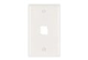 KTPD1LA - 1 Port Keystone Wallplate Light Almond - Pass & Seymour