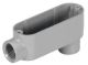 LB44CG - 1-1/4" Aluminum Condulet W/CVR & Gasket - Bridgeport Fittings