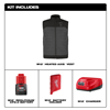 M300G21L - M12 Gray Heated Axis Vest - LG - Milwaukee®