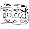 M3250 - 3-Gang Masonry Box 2-1/2" Deep - Appozgcomm