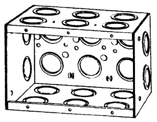 M3350 - 3-Gang Masonry Box 3-1/2" Deep - Appozgcomm
