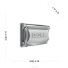 MX1250S - HBL 1G WP Gfci Gray Horizontal Cover - Bell