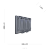 MX3050S - HBL 3 Gang WP Cover - Bell