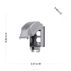 MX3200 - Tam 1G Al VRT 8IN1 Gry Wiu CVR - Hubbell--Raco