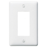 NP26W - Wallplate, 1-G, 1) Rect, WH - Premise Wiring