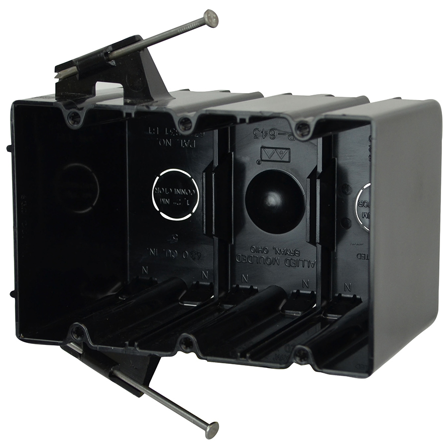 P643 - 3G PL Box 64 Cu In No Quickclk - Allied Moulded Products
