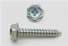 PC10X112HWHSTSZB - #10 X 1-1/2 HWH SL/PH Combo Tapping Screw Zinc - Peco Fasteners